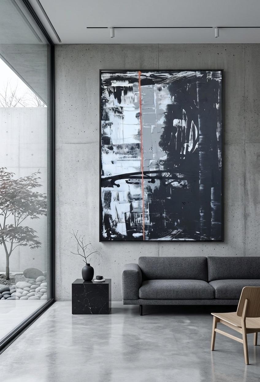 19 Textured Abstract Acrylic Painting
