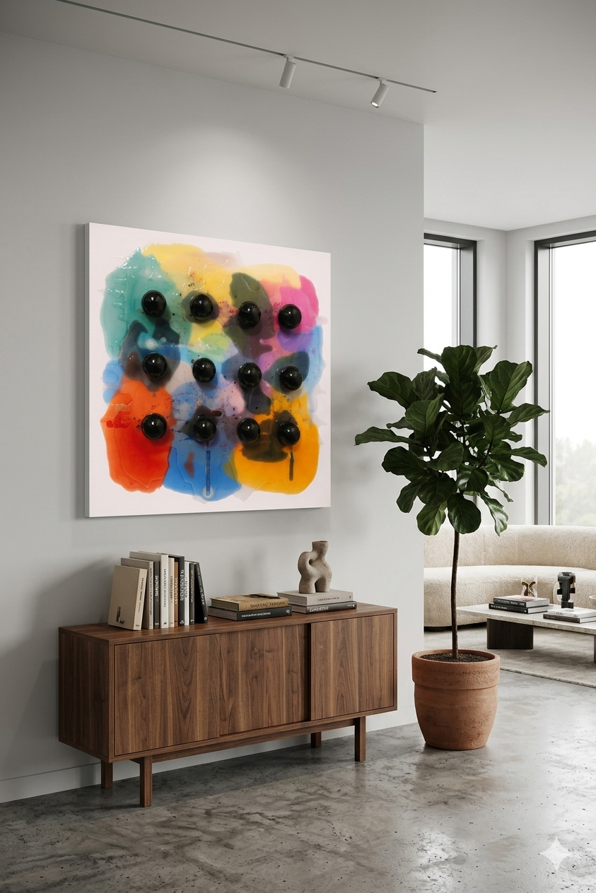 10 Textured Abstract Epoxy Art